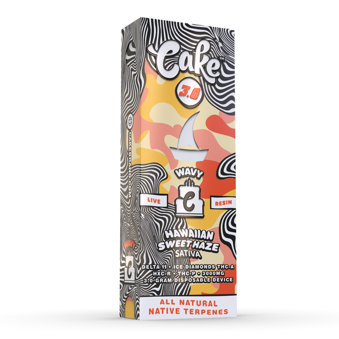 Cake - Wavy Live Resin Cartridge 3g - Hawaian Sweet Haze