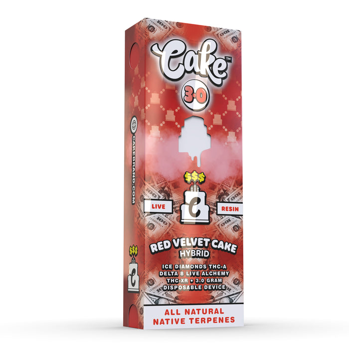 Cake - $$$ Disposable Vape 3g - Red Velvet Cake