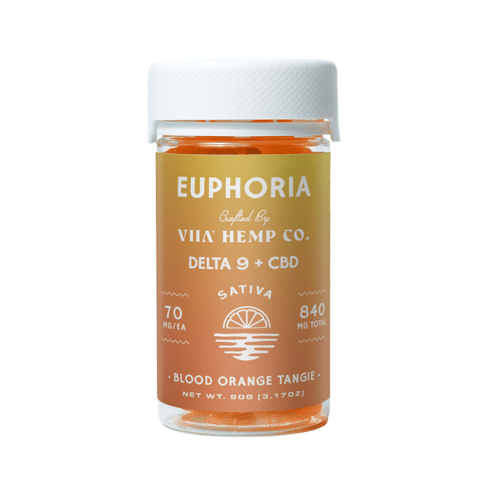 Viia - Euphoria Sativa Gummies – 50mg Delta 9 THC + HHC