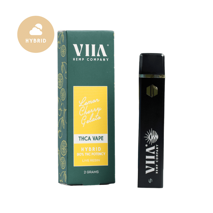 Viia - THCA 2g Disposable Vape - Lemon Cherry Gelato (Hybrid)