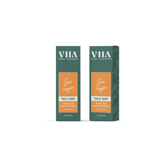 Viia - THCA 2g Disposable Vape - Sour Tangie (Sativa)