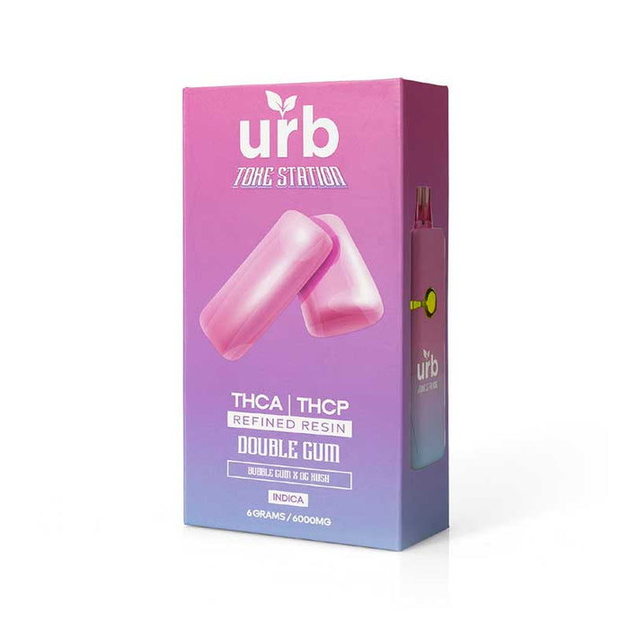 URB - Toke Station THCA 6g Disposable Vape - Double Gum