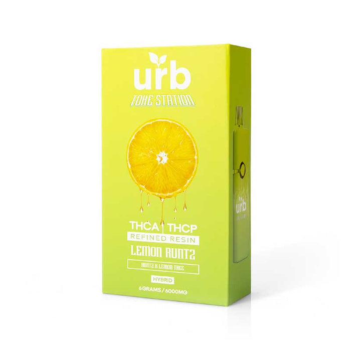 URB - Toke Station THCA 6g Disposable Vape - Lemon Runtz