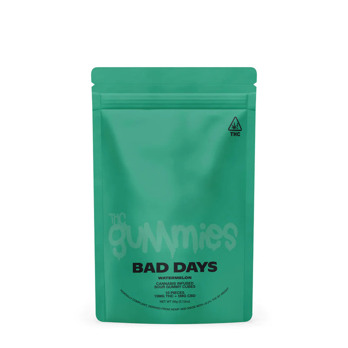 Bad Days - D9 THC Gummies 150mg - Sour Watermelon