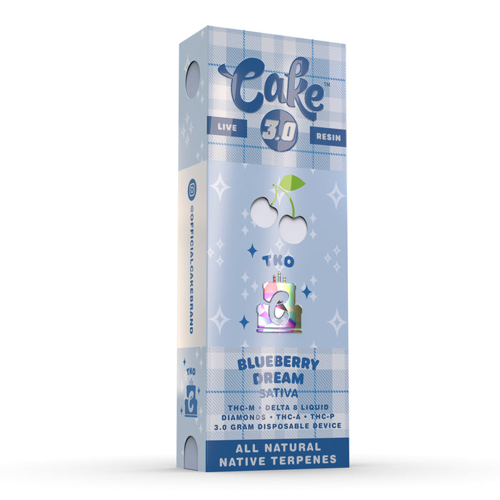 Cake - TKO Disposable Vape 3g - Blueberry Dream