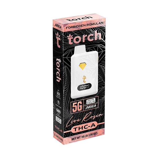 Torch Live Rosin THCa 5g Digital Display Disposable - Forbidden Romulan