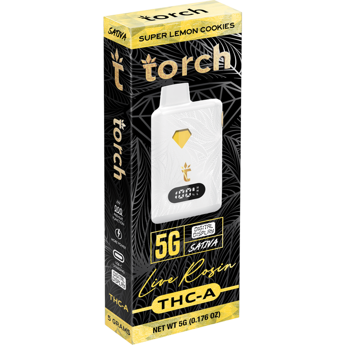 Torch Live Rosin THCa 5g Digital Display Disposable - Skywalker OG